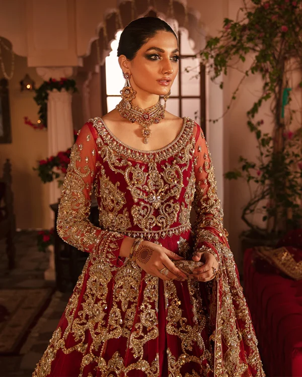Gulrukh B 15 Luxury Bridal Dress By Gulaal - Image 3