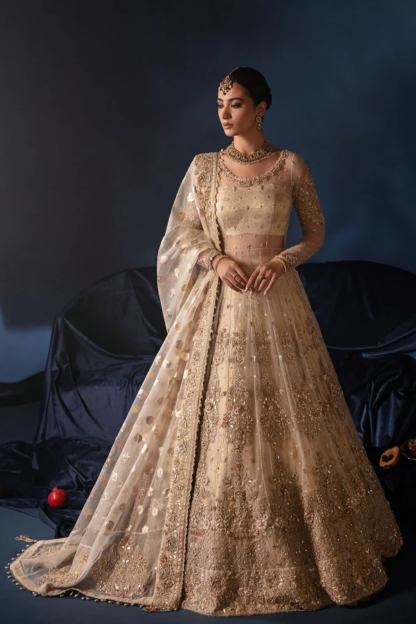 Nikkah Bridal Ivory (d-13) By Ammara Khan
