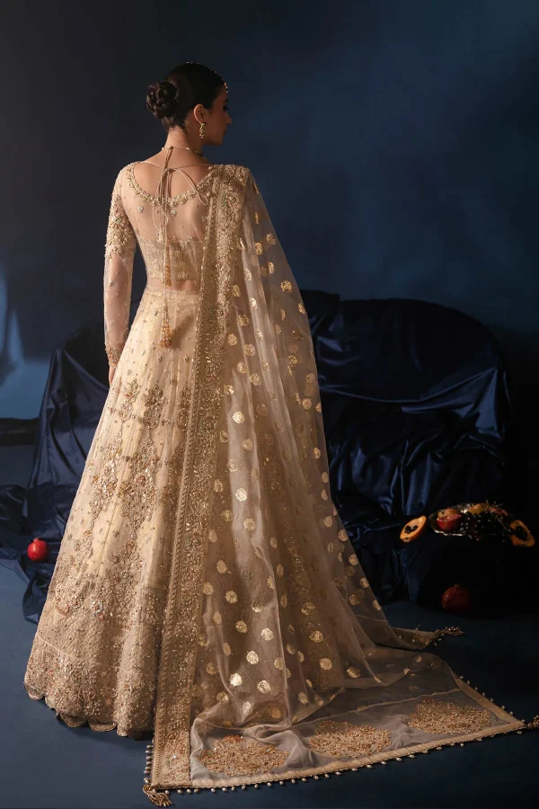 Nikkah Bridal Ivory (d-13) By Ammara Khan - Image 3