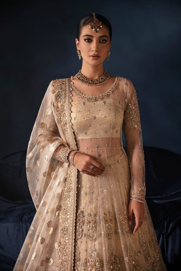 Nikkah Bridal Ivory (d-13) By Ammara Khan - Image 5
