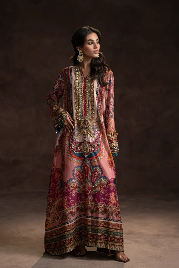 Eastern Majesty Kaftan (d-01) By Ammara Khan - Image 7
