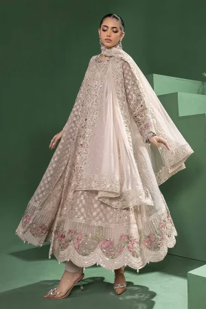 3 Piece Embroidered Organza Suit SF W24 46 By Maria B