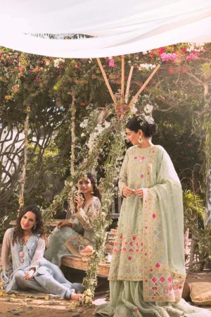 Sitaar bridal ( shawl ) by Agha Noor
