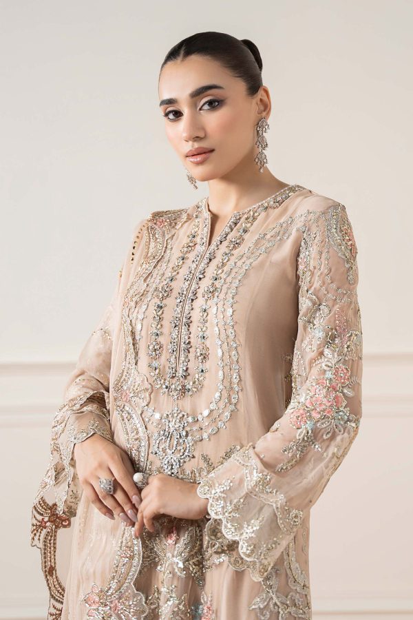 3 Piece Embroidered Chiffon Suit - Image 9